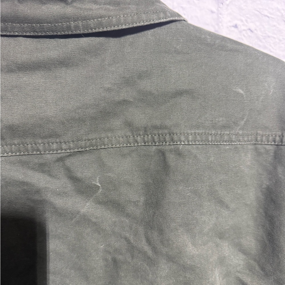 Men’s Vintage Croft & Barrow Shacket, Olive Green, Size Large - Picture 10 of 14